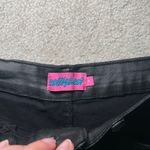 Edikted Black Faux Leather Wide Leg Pants Size Small Photo 2