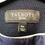 Talbots  Navy Open Front Jacket 10P Photo 2