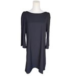 Lafayette 148  New York - Black Wool Blend Sheath Dress Sz S Photo 1