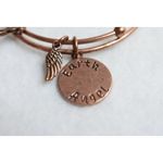 Source Unknown Earth Angel Tree Of Life Music Rose Gold Tone 6 Inch Charm Bracelet Photo 1