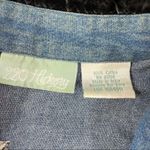 Vintage 100% Cotton Animal Print Denim Vest Size L Photo 5