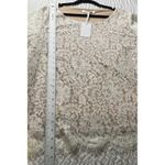 Rose + Olive Rose Olive Ivory Lace Bell Sleeve Scoop Neck Lined Top Blouse Women Size XL Photo 5