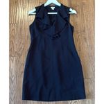 J.Crew ruffled vneck shift pullover black dress 2 Photo 8