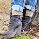 Sam Edelman  Winsford Lace Up Clogs Booties 9 Photo 0