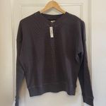 Madewell  Waffle boxy knit sweatshirt Photo 1