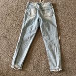Wild Fable High Rise Mom Light Wash Ripped Jeans Photo 3