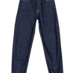 💕DOEN💕 Lady Jean ~ Ultra High Waisted Barrel Leg Rinse Wash Dark Blue 30 NWT Photo 8