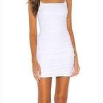 superdown  Lisa Ruched Mini Dress in White Medium Photo 0