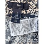 Gap T7  Women Black White Paisley Print Shorts Size 2 Linen Blend Casual Photo 1
