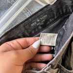 Rag and Bone  Dylan High Waist Crop Kick Flare Jeans In Gray Kuro Size 26 Photo 5