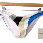 Mara Hoffman Zoa Striped Sage Multicolor Bikini Bottoms Small Photo 0