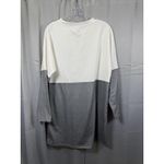 Snowman Tunic Shirt Womens Small Gray White Red Plaid Scarf Winter Holiday Top Photo 7