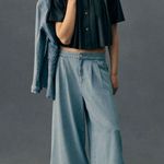 Anthropologie | Pilcro Pleated High Rise Wide-Leg Culotte Jean | XS Photo 4