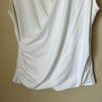 Sundance  white Surplice ruched tank Photo 2