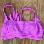 Jessica Simpson Ribbed Bikini Top Women's XL Pink NWOT Photo 1