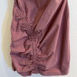 ZARA Mauve Open Back Ruched Mini Dress Small Photo 5