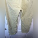 Gloria Vanderbilt Cotton Spandex Amanda Yellow Splashy Logo Pockets Pants Sz 12 Photo 11