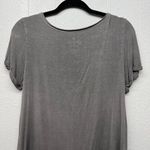 American Eagle  Top Womens Medium Lace Up Stonewash Relaxed Soft Minimalist Boho Photo 5