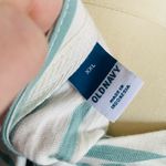 Old Navy Cropped Loose Mariner-Stripe Long-Sleeve Henley Tee- Jade- Size XXL-NWT Photo 5
