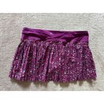 Lululemon Womens Time To Shine Paradise Purple Print Pace Rival Skirt Size 10 Photo 4
