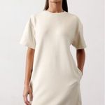 Athleta  L Seasoft Rib Tee Dress Bone Large Regular Photo 6