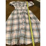 Hill House  Home Sabrina Plaid Maxi Midi Dress size small Photo 5