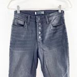 Kut From The Kloth Fab Ab Rachel High Rise Button Fly Mom Jeans Black 0 Photo 4