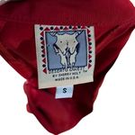 Vintage Desert West by Sherry Holt Cherry Red Flowy Long Maxi Skirt Women Small Photo 11