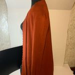 Cyrus Evolution by Davison Scallop Edge Cardigan/Rust W/long beaded Necklace SP Photo 4