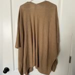 J.Jill Brown Cardigan Wool Silk Blend One Size Boho Lagenlook Medium Large XL Photo 6