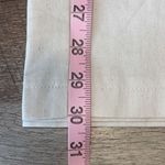 PaperMoon Womens High Rise Elastic Waist Wide Leg Cargo Pants Cream Beige Small Photo 8