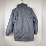 Sasson Collection Vintage Women's M Light Blue Gray Puffer‎ Coat Toggle Buttons Size M Photo 10