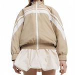 Mango  Bomber Jacket with Padded Inner Beige NWT Large Photo 4