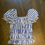 Habitat Habitual Navy and White striped top Photo 0