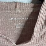 American Eagle Women Beige Hoodie Sweater Pullover Top Size Medium. Photo 3