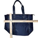 Aimee Kestenberg  Navy Blue And Rose Gold Tote Shopper‎ Bag Weekend Bag Carry On Photo 8