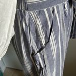 Charlotte Russe New Button Down Tie Waisted Summer Striped Chambray Seersucker Mini Skirt Photo 2