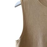 Chico's Chico’s Women’s Sleeveless Mock Neck Mustard Knit Silk Blend Tank Top 2 #1070 Photo 4