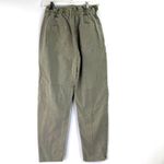 Bohme  Olive Green Kennedy Paper Bag Pants Size Small Photo 3
