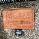 Outback Trading Co Brown Fleece Hoodie Jacket Men XL Western Outdoor Ranchwear Photo 4