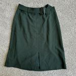 Banana Republic Split Pencil Skirt Hunter Green Size 12 Christmas Photo 0