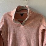 Eddie Bauer Womens Size XS Peach Snap Button Pullover Sweatshirt Jacket Photo 1