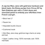 Circus by Sam Edelman Circus NY by Sam Edelman Eloisa Block-Heel Mary Jane Pumps- Size 7M- New in Box Photo 11