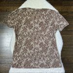 Jockey Brown Floral Lace Print T Photo 4