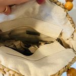 Sun n Sand beaded wicker 2 way crossbody purse Tan Photo 1