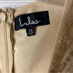 Lulus Lulu’s XS Gold Sequin New Year’s Holiday Cocktail Dress Photo 4