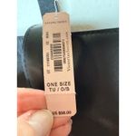 Victoria's Secret NWT Limited Edition black faux leather fringe tote bag Photo 6