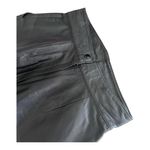 Vintage 80s Soft Black Genuine Leather Pencil Skirt Size S Photo 3