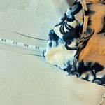 ZARA NWT XS Floral Printed Ruched Cami Tank Top Y2K THE OC White Blue Photo 11