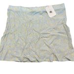 Elodie  Floral Blue and Yellow Women's Skirt D Photo 2
